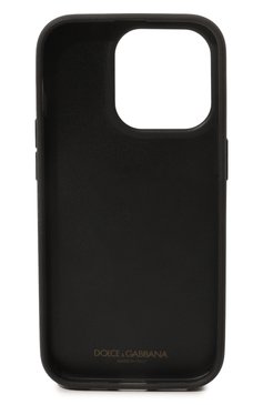 Кожаный чехол для iphone 14 pro DOLCE & GABBANA леопардового цвета, арт. BI3245/AM568 | Фото 2 (Региональные ограничения белый список (Axapta Mercury): Не проставлено; Нос: Не проставлено)