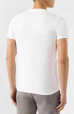Мужская хлопковая футболка MC2 SAINT BARTH белого цвета, арт. STBM ARN0TT/ARN0001 | Фото 4 (Рукава: Короткие; Длина (для топов): Стандартные; Принт: С принтом; Материал внешни�й: Хлопок)