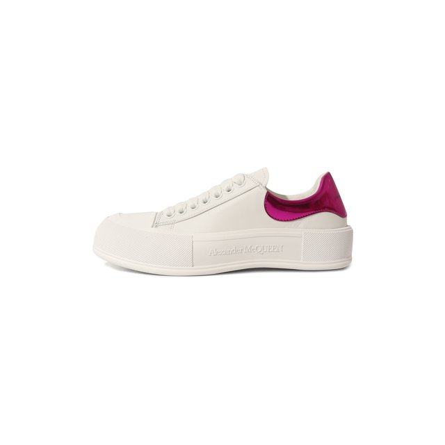 фото Кожаные кеды deck plimsoll alexander mcqueen