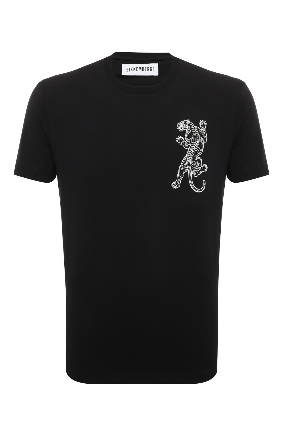 Хлопковая футболка Dirk Bikkembergs C 4 101 3E E 1811, цвет чёрный, размер 54