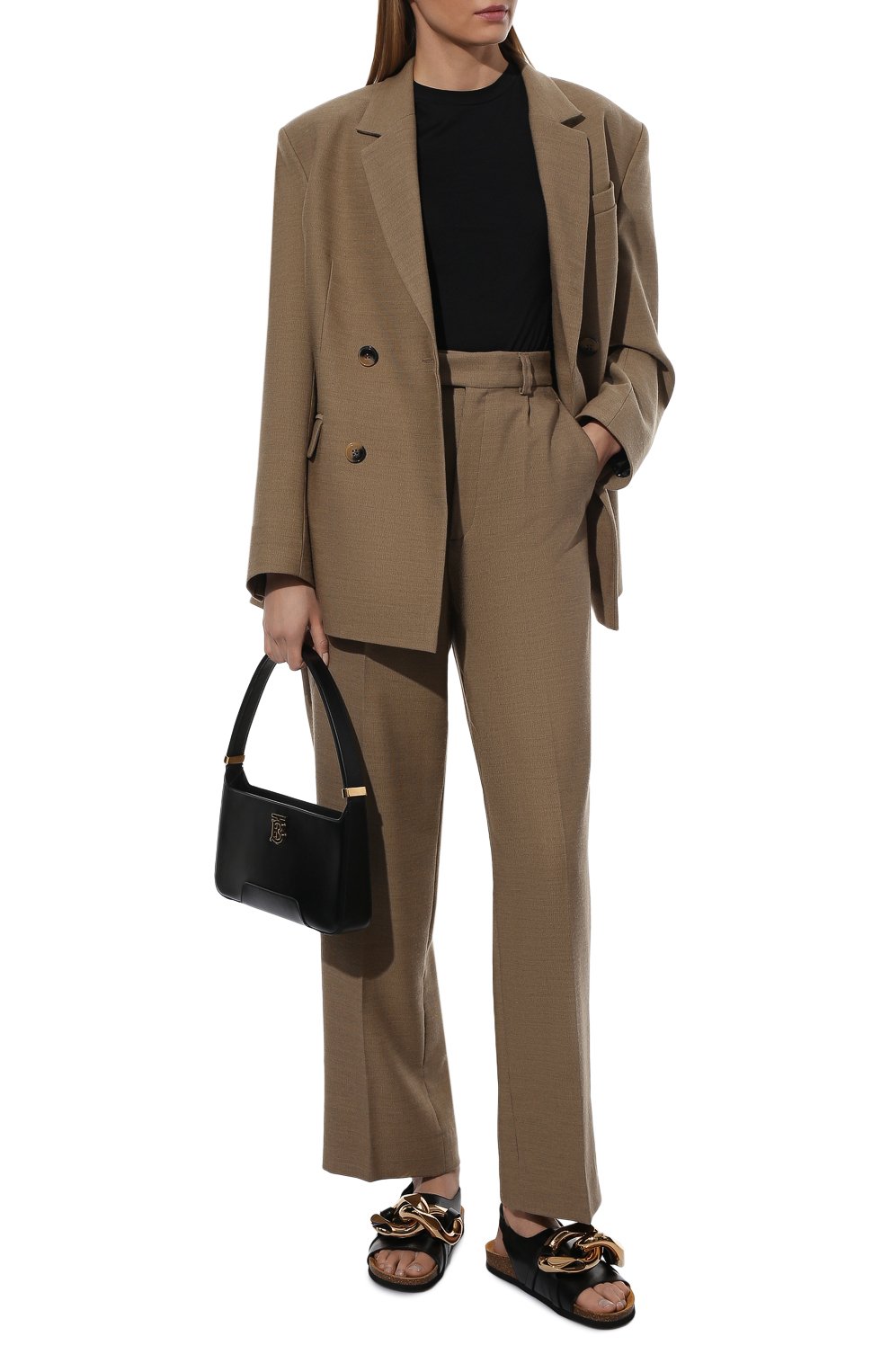 Женские кожаные сандалии JW ANDERSON черного цвета, арт. ANW38004A/12140 | Фото 2 (Подошва: Платформа; Региональные ограничения белый список (Axapta Mercury): Не проставлено; Материал внутренний: Натуральная кожа; Материал сплава: Проставлено; Нос: Не проставлено; Драгоценные камни: Проставлено)