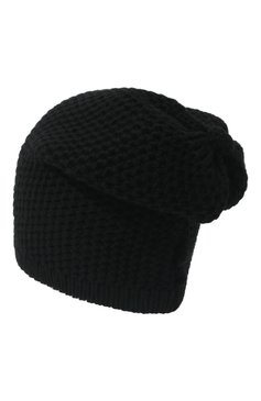 Женская кашемировая шапка INVERNI черного цвета, арт. 0097 CMG8 | Фото 3 (Материал: Текстиль, Кашемир, Шерсть)