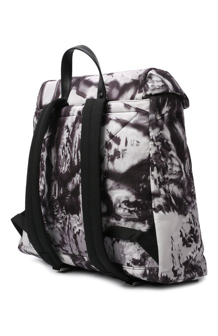 Мужской текстильный рюкзак PRADA серого цвета, арт. 2VZ089-2DXT-F0424-OOO | Фото 2 (Материал: Текстиль; Размер: large; Стили: Кэжуэл)