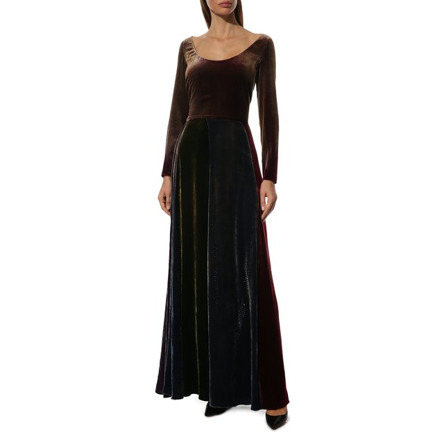 фото Платье из вискозы и шелка ralph lauren