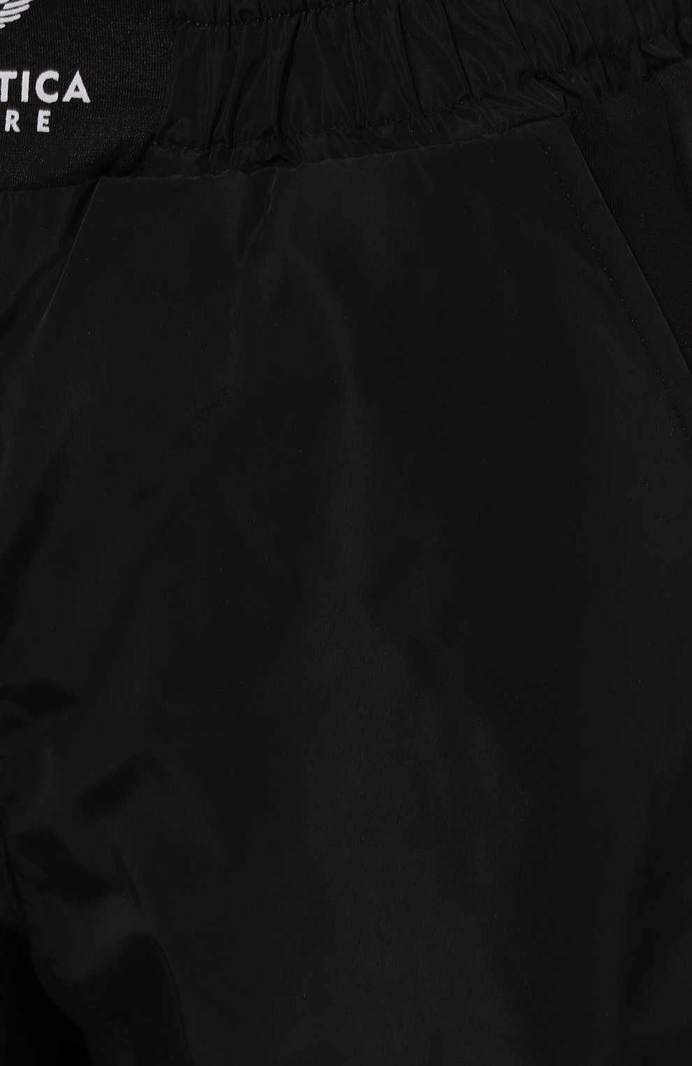 Женские джоггеры AERONAUTICA MILITARE черного цвета, арт. 232/PF903DF523 | Фото 5 (Длина (брюки, джинсы): Стандартные; Женское Кросс-КТ: Брюки-одежда, Джоггеры - брюки; Силуэт Ж (брюки и джинсы): Джоггеры; Материал  внешний: Синтетический материал, Вискоза; Материал сплава: Проставлено; Стили: Спорт-шик; Драгоценные камни: Проставлено)