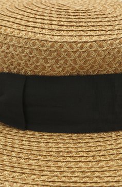 Женская шляпа ERIC JAVITS темно-бежевого цвета, арт. 13817/G0ND0LIER | Фото 3 (Материал: Текстиль, Пластик, Синтетический материал)