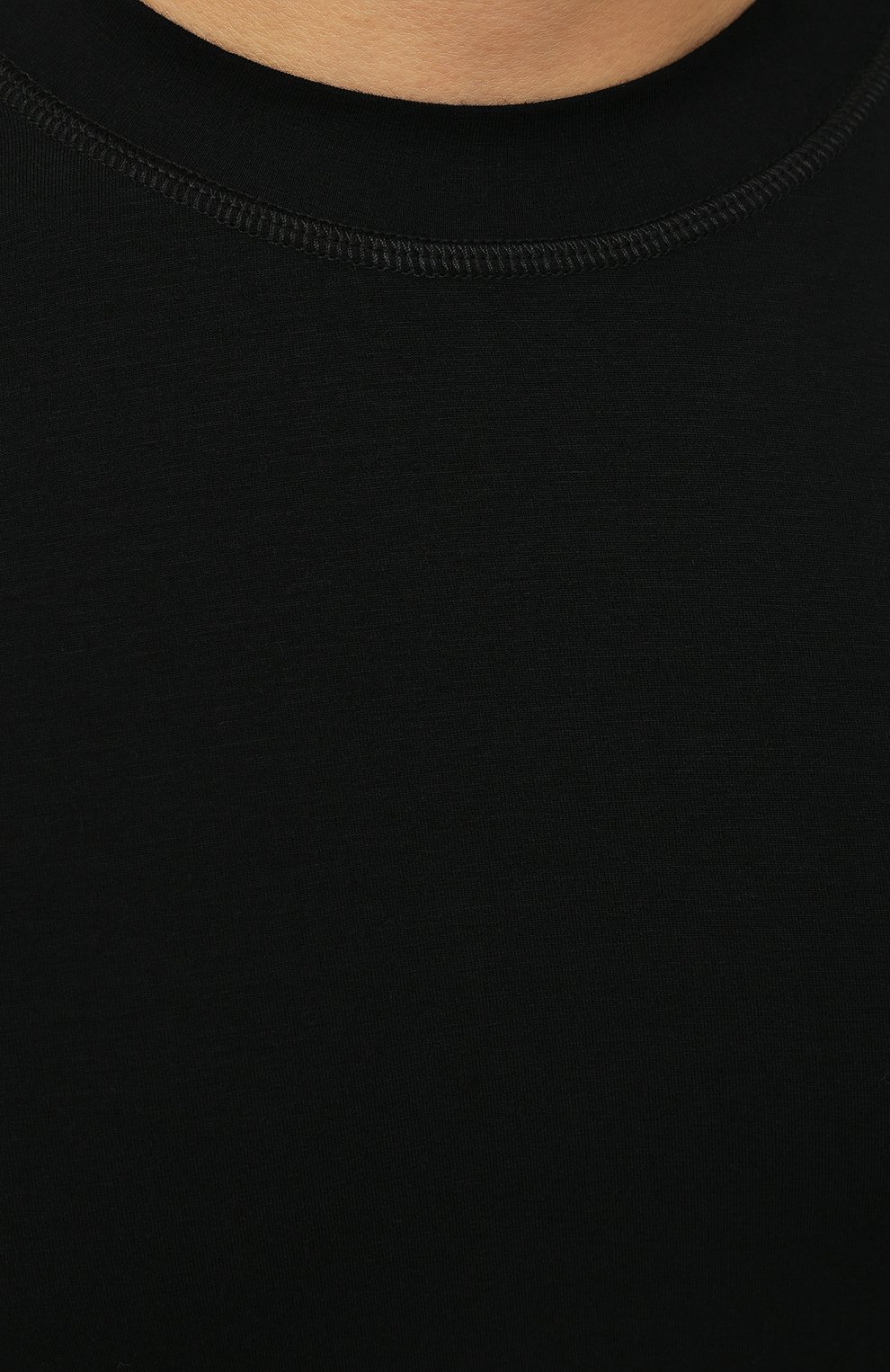 Мужская футболка ZEGNA черного цвета, арт. N3M201330 | Фото 5 (Кросс-КТ: домашняя одежда; Рукава: Короткие; Материал внешний: Синтетический материал; Длина (для топов): Стандартные; Материал сплава: Проставлено; Мужское Кросс-КТ: Футболка-белье; Драгоценные камни: Проставлено)