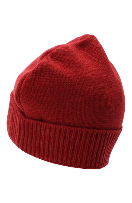 Женская шерстяная шапка MAISON MARGIELA красного цвета, арт. S51TC0036/S17486 | Фото 2 (Материал: Шерсть, Текстиль)