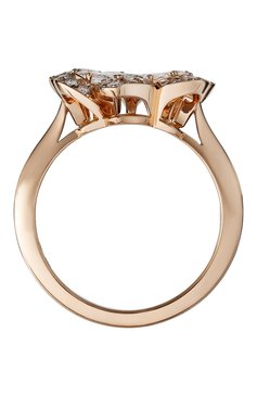 Женские кольцо CHOPARD бесцветного цвета, арт. 828347-5010 | Фото 3 (Матер иал сплава: Розовое золото)