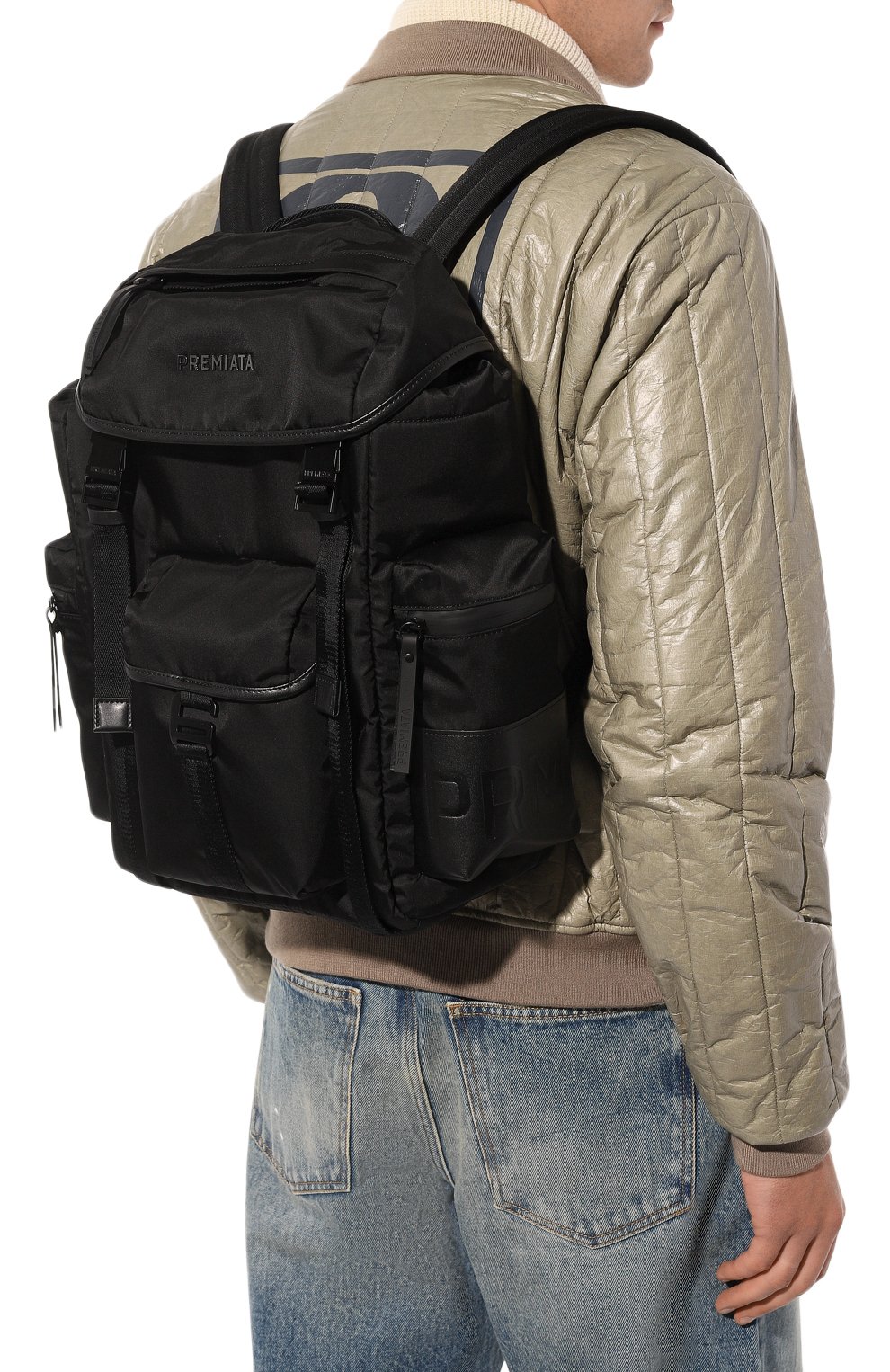 Текстильный рюкзак Premiata B00KER/VAR2103, цвет чёрный, размер NS B00KER/VAR2103 - фото 2