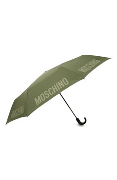 Женский складной зонт MOSCHINO хаки цвета, арт. 8064-T0PLESS | Фото 2 (Материал: Текстиль, Синтетический материал, Металл)