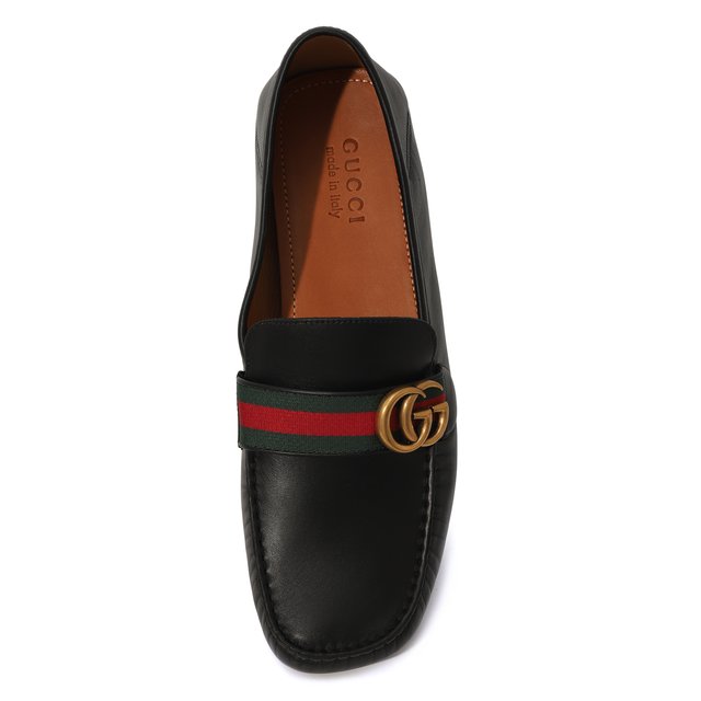 фото Кожаные мокасины gucci