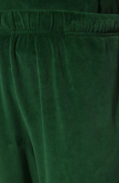 Женские хлопковые джоггеры LES TIEN темно-зеленого цвета, арт. VL-3001 | Фото 5 (Длина (брюки, джинсы): Стандартные; Силуэт Ж (брюки и джинсы): Джоггеры; Женское Кросс-КТ: Джоггеры - брюки; Материал внешний: Хлопок; Стили: Спорт-шик)
