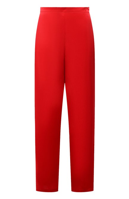 Женские шелковые брюки AUBADE красного цвета, арт. QS60 | Фото 1 (Материал внешний: Шелк; Материал сплава: Проставлено; Нос: Не проставлено)