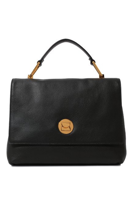 Женская сумка liya medium COCCINELLE черного цвета по цене 43750 руб., арт. E1 MD0 18 01 01 | Фото 1