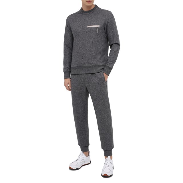 Джемпер из хлопка и кашемира Ermenegildo Zegna  UV559/802R Фото 2