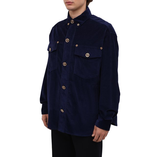 фото Хлопковая куртка-рубашка versace