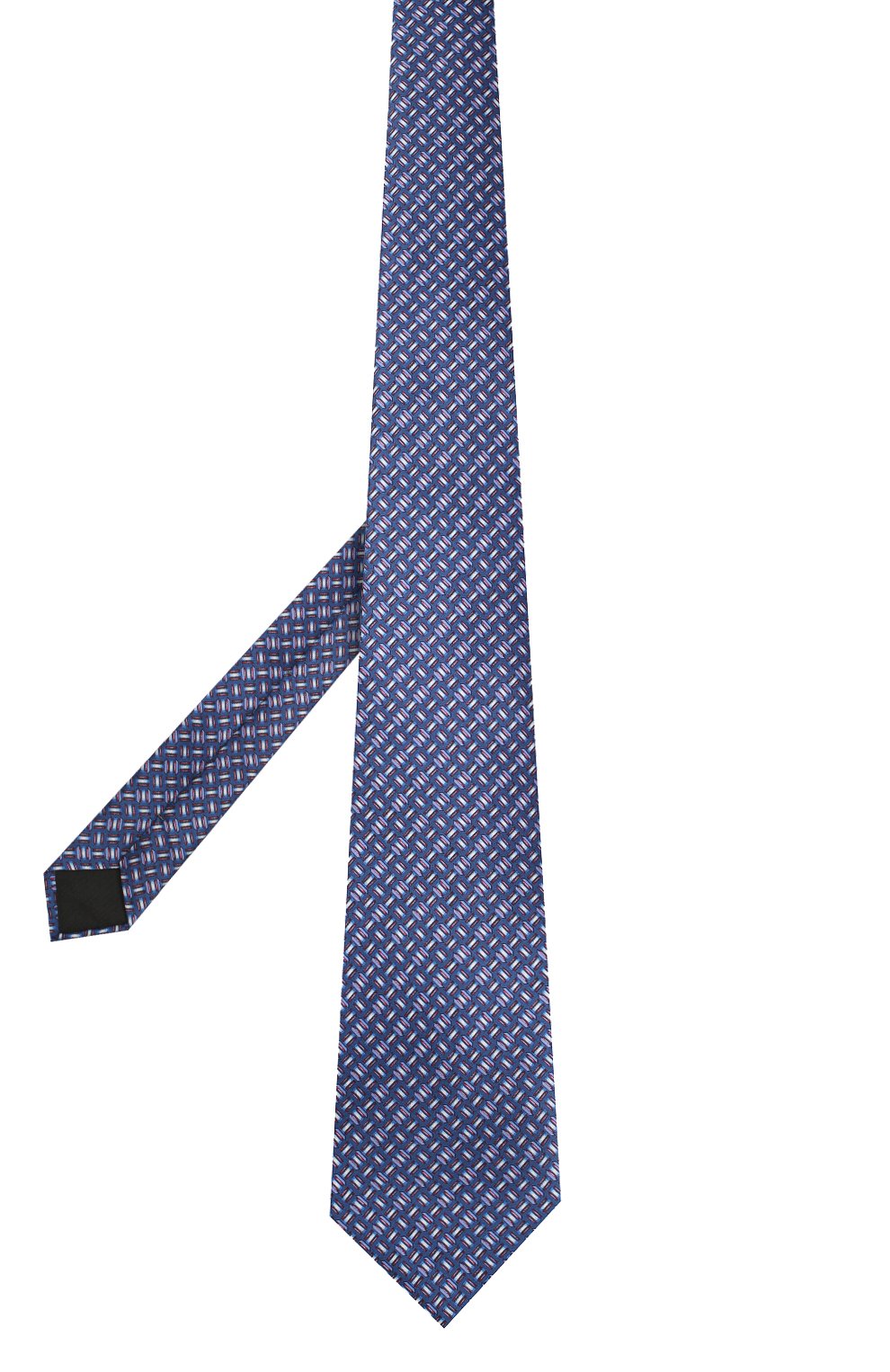 Мужской комплект из галстука и платка LANVIN синего цвета, арт. 4256/TIE SET | Фото 2 (Материал: Текстиль, Шелк)