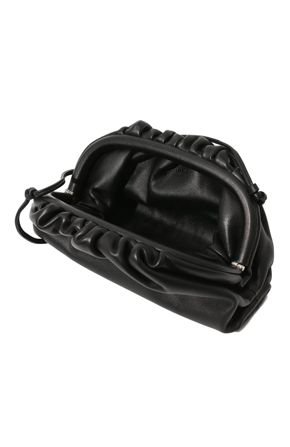 Женский клатч pouch mini BOTTEGA VENETA черного цвета, арт. 585852/VCP40 | Фото 5 (Материал: Натуральная кожа; Региональные ограничения белый список (Axapta Mercury): RU; Женское Кросс-КТ: Клатч-клатчи; Размер: mini; Ремень/цепочка: На ремешке; Статус проверки: Проверена категория)