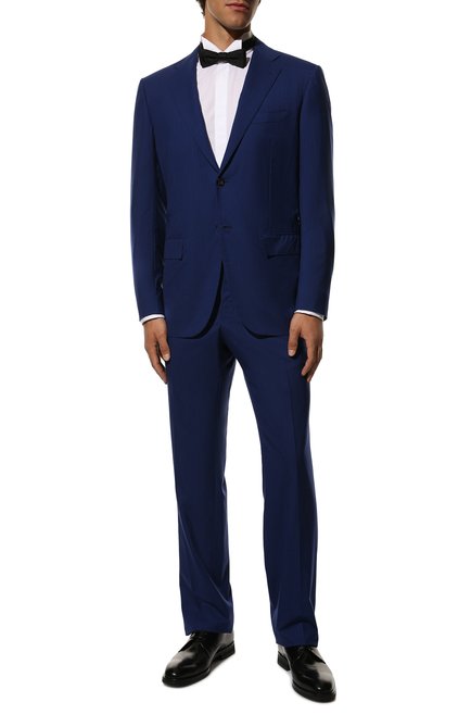 Мужской шерстяной костюм KITON темно-синего цвета по цене 691500 руб., арт. UA81/1X07 | Фото 1