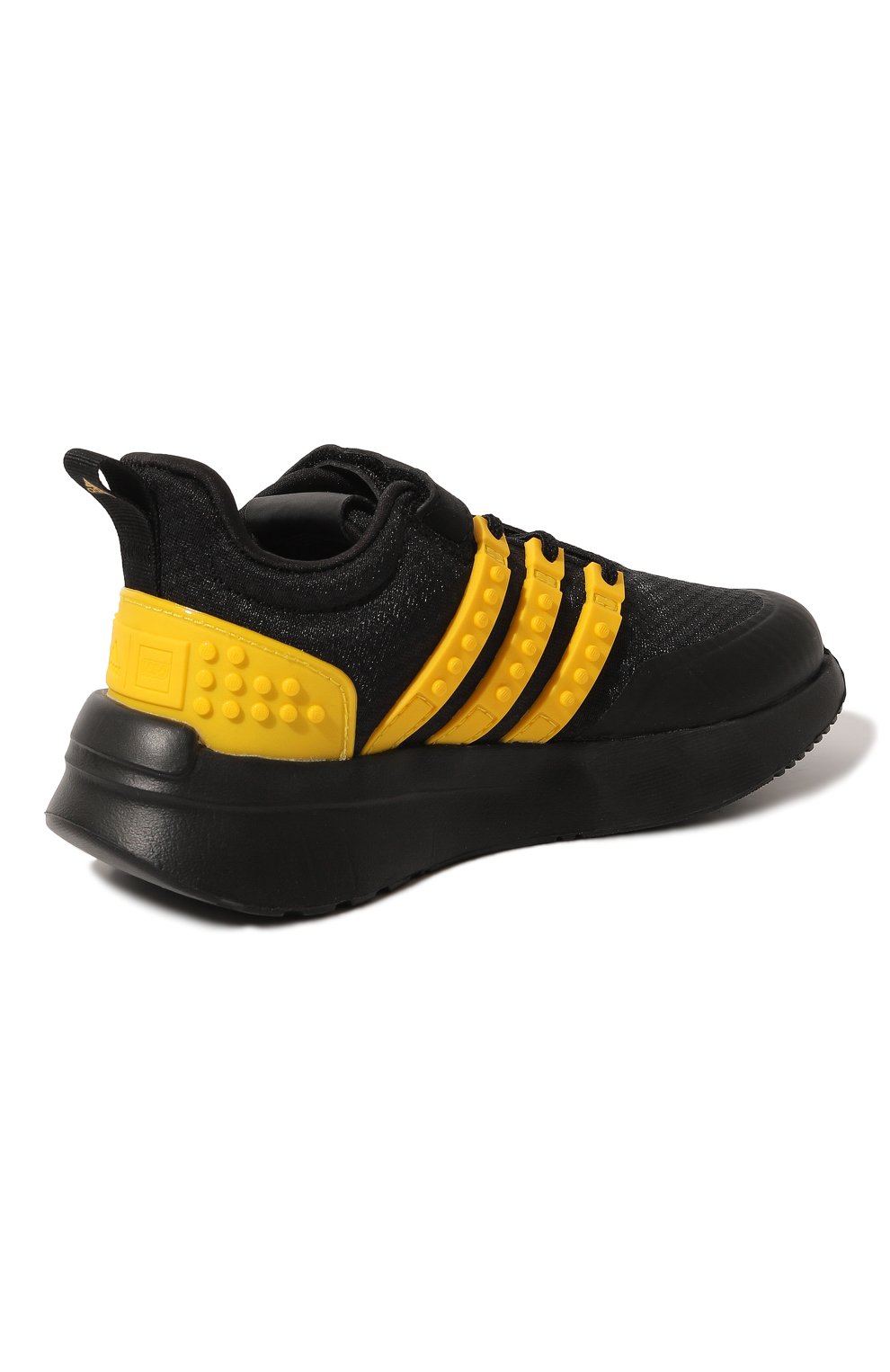 Детские кроссовки lego ADIDAS ORIGINALS черного цвета, арт. GX3219 | Фото 3 (Материал внешний: Текстиль; Материал внутренний: Текстиль)