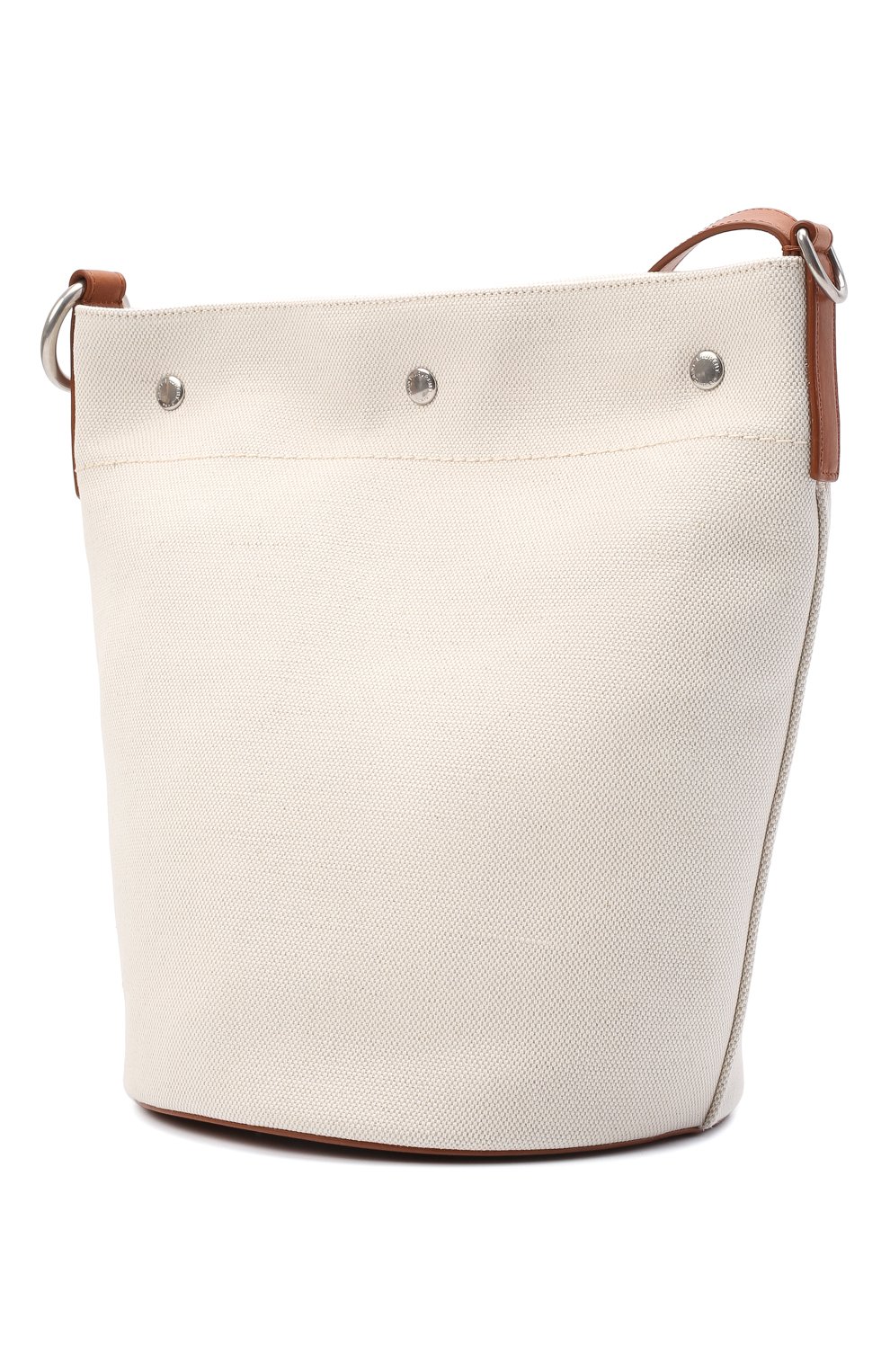 Женский сумка rive gauche SAINT LAURENT кремвого цвета, арт. 669299/FAABK | Фото 4 (Сумки-технические: Сумки-шопперы; Размер: medium; Ремень/цепочка: На ремешке; Материал: Текстиль)