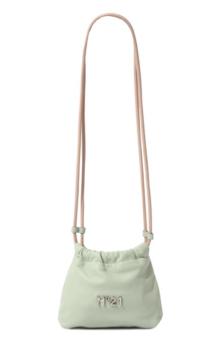 Женская сумка eva mini N21 зеленого цвета, арт. 23EBS0900NP02 | Фото 1 (Размер: mini; Материал: Натуральная кожа; Сумки-технические: Сумки через плечо)