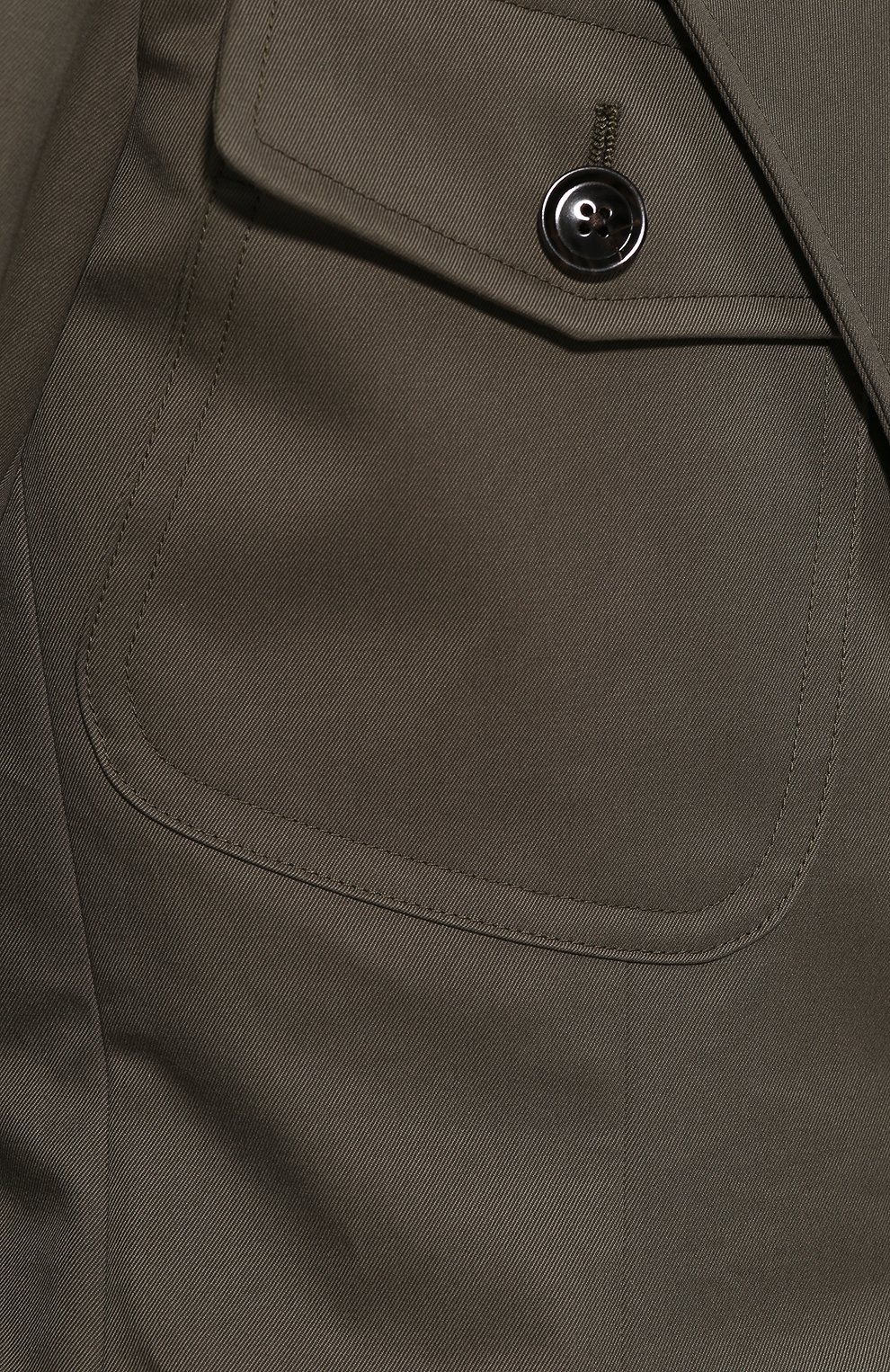 Мужской оливковый однобортный хлопковый пиджак TOM FORD купить винтернет-магазине ЦУМ, арт. BP050/TF0414