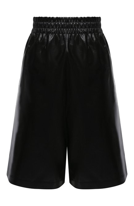 Женские кож аные шорты BOTTEGA VENETA черного цвета по цене 237000 руб., арт. 633445/VKLC0 | Фото 1