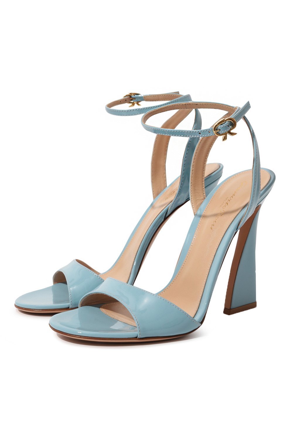 Кожаные босоножки Aura Gianvito Rossi G31826.15RIC.VERAIRR