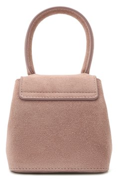 Женская сумка liza mini RUBEUS MILANO розового цвета, арт. 014/18 | Фото 7 (Сумки-технические: Сумки top-handle; Материал: Натуральная кожа, Натуральная замша; Размер: mini; Ремень/цепо чка: На ремешке)