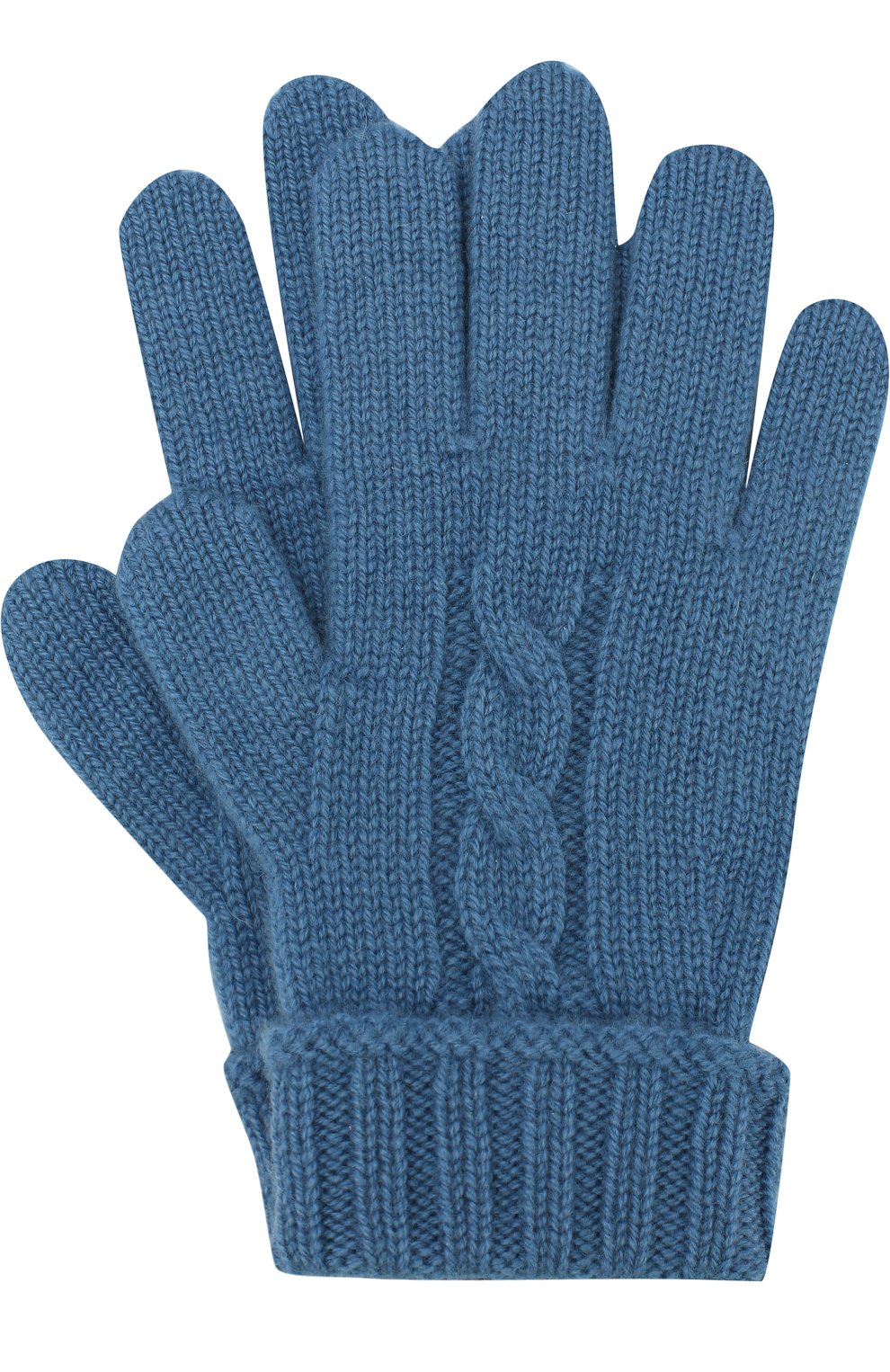 Детские кашемировые перчатки LORO PIANA голубого цвета, арт. FAG3895 | Фото 1 (Материал: Текстиль, Кашемир, Шерсть; Статус проверки: Проверена категория)