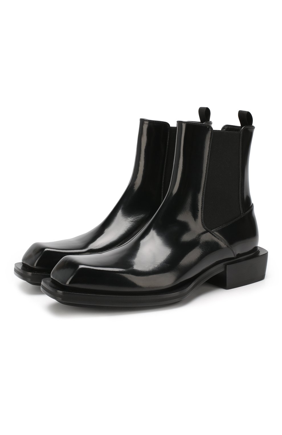 Мужские кожаные челси ALEXANDER MCQUEEN черного цвета, арт. 561137/WHQS4 | Фото 1 (Материал внутренний: Натуральная кожа; Материал утеплителя: Без утеплителя; Подошва: Плоская; Мужское Кросс-КТ: Сапоги-обувь, Челси-обувь; Статус проверки: Проверена категория)