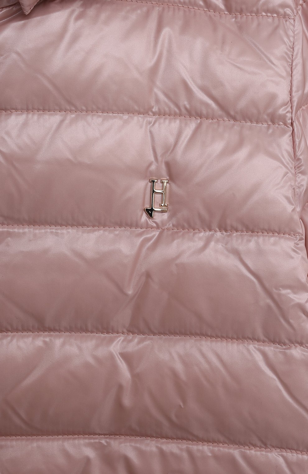 Детская пуховая куртка HERNO розового цвета, арт. PI000130G/12017/12 | Фото 3 (Девочки Кросс-КТ: Пуховик-верхняя одежда; Рукава: Длинные; Материал внешний: Синтетический материал; Материал сплава: Проставлено; Нос: Не проставлено; Материал подклада: Синтетический материал; Кросс-КТ: Демисезон; Драгоценные камни: Проставлено; Материал утеплителя: Пух и перо)