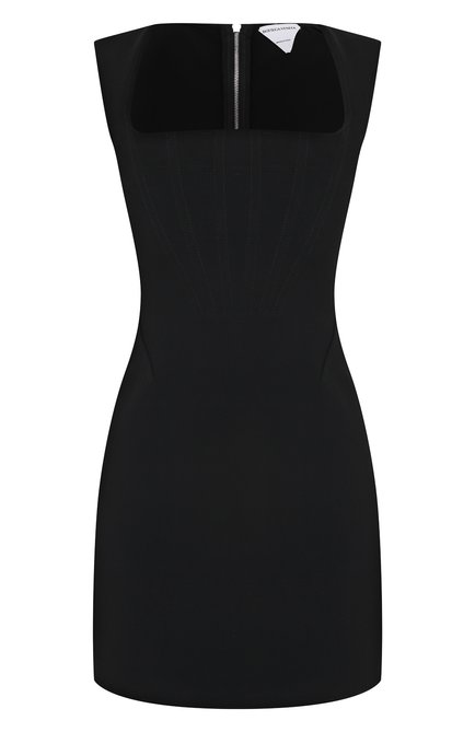 Женское платье из вискозы и шелка BOTTEGA VENETA черного цвета по цене 199500 руб., арт. 651230/VKE10 | Фото 1