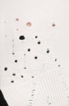 Женский свитер из шерсти и кашемира DOROTHEE SCHUMACHER белого цвета, арт. 116102/INSPIRING L00KS | Фото 5 (Женское Кросс-КТ: Свитер-одежда; Материал внешний: Шерсть; Рукава: Длинные; Длина (для топов): Стандартные; Региональные ограничения белый список (Axapta Mercury): RU; Материал сплава: Проставлено; Стили: Спорт-шик; Драгоценные камни: Проставлено)