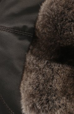 Детского шапка-ушанка FURLAND серого цвета, арт. 0001107320064300000 | Фото 3 (Статус проверки: Проверена категория)