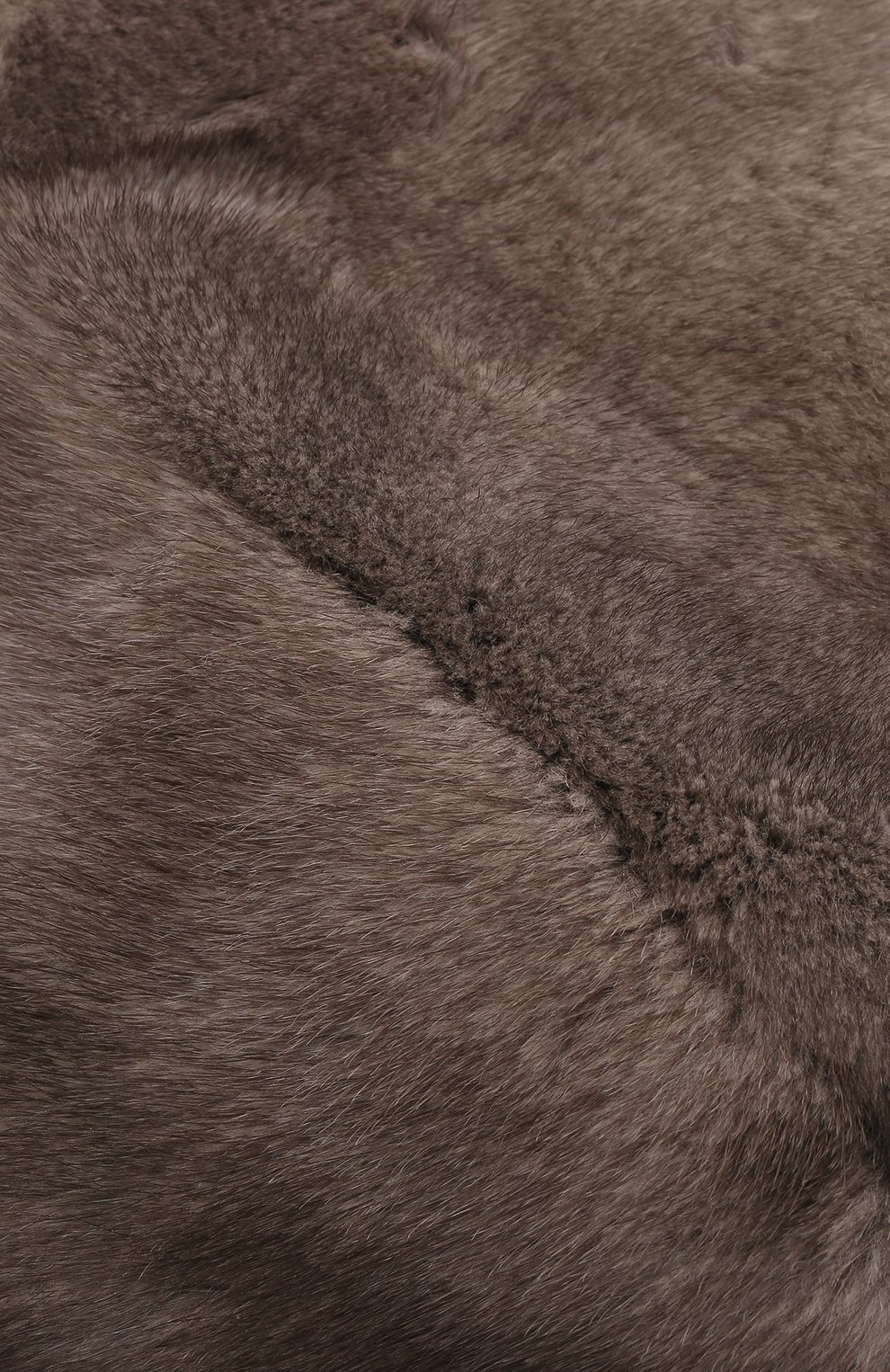 Женский косынка из меха норки FURLAND серого цвета, арт. 0160800110206600676 | Фото 4 (Материал: Натуральный мех)