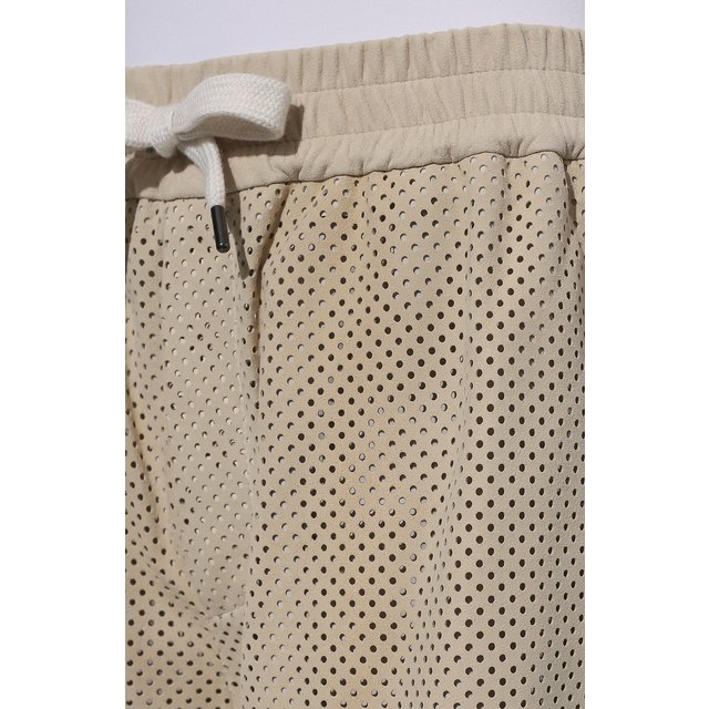 фото Замшевые шорты brunello cucinelli