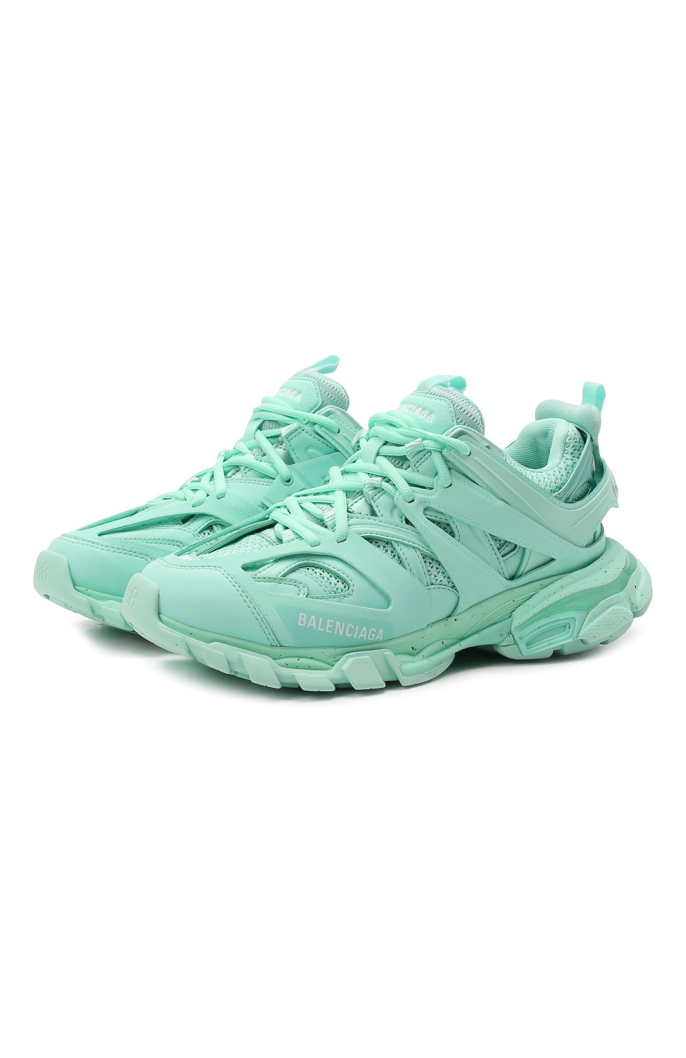 Женские бирюзовые комбинированные кроссовки track BALENCIAGA купить в ...