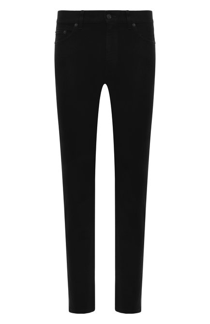 Мужские джинсы ERMENEGILDO ZEGNA черного цвета, арт. E8I79/CITY | Фото 1 (Материал сплава: Проставлено; Длина (брюки, джинсы): Стандартные; Драгоценные камни: Проставлено; Материал внешний: Хлопок)