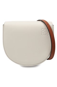 Женская сумка heel LOEWE белого цвета, арт. A894A01X02 | Фото 6 (Сумки-технические: Сумки через плечо; Материал: Натуральная кожа; Размер: mini; Ремень/цепочка: На ремешке)
