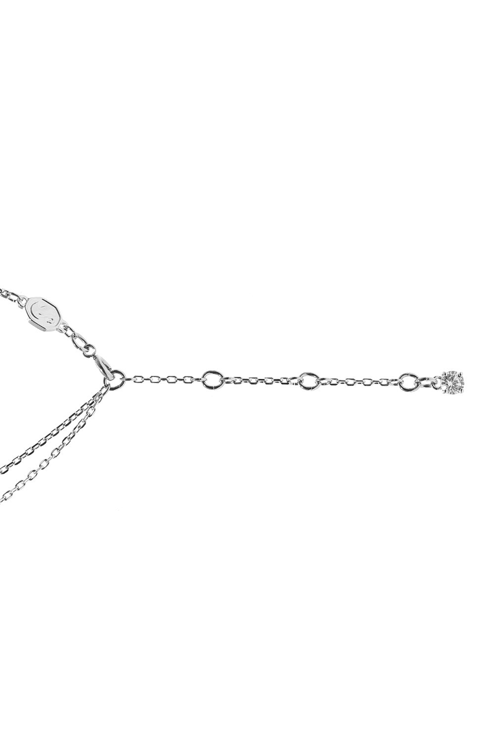 Женское колье gema SWAROVSKI серебряного цвета, арт. 5644658 | Фото 4 (Региональные ограничения белый список (Axapta Mercury): Не проставлено; Нос: Не проставлено; Материал: Металл)