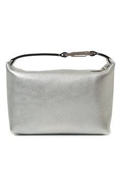 Женская сумка moonbag small EERA серебряного цвета, арт. MBLASV | Фото 6 (Сумки-технические: Сумки top-handle; Материал: Натуральная кожа; Размер: small)