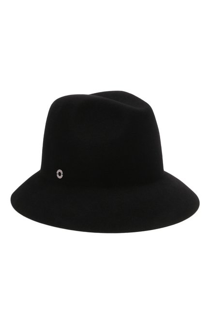 Женская фетровая шляпа ingrid LORO PIANA черного цвета, арт. FAL3434 | Фото 1 (Материал: Шерсть, Текстиль)