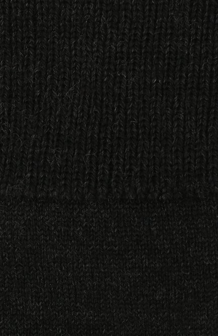 Детские носки FALKE темно-серого цвета, арт. 10488. | Фото 2 (Материал: Шерсть, Текстиль; Кросс-КТ: Носки)