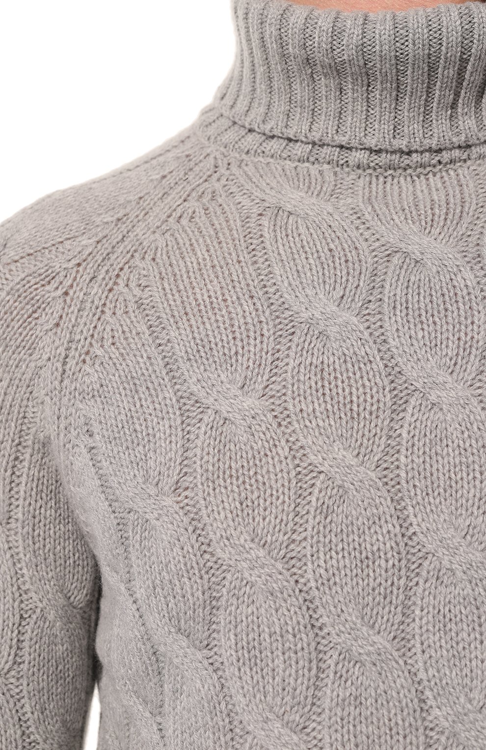 Шерстяной свитер Gran Sasso 13117/22622, цвет серый, размер 46 13117/22622 - фото 5