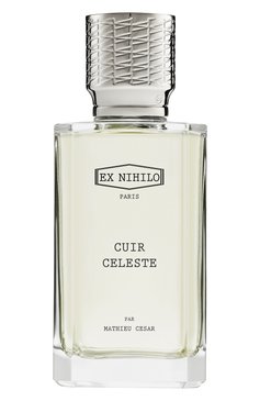 Парфюмированная вода cuir celeste (100ml) EX NIHILO бесцветного цвета, арт. 3760264091363 | Фото 1 (Материал внутренний: Не назначено; Unisex: Unisex; Региональные ограничения белый список (Axapta Mercury): Не проставлено; Нос: Не проставлено; Тип продукта - парфюмерия: Парфюмерная вода; Статус проверки: Проверена категория; Ограничения доставки: flammable)