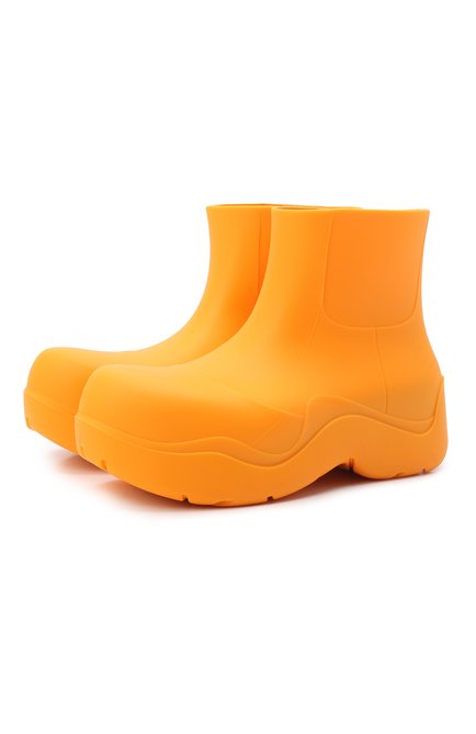 Женские сапоги bv puddle BOTTEGA VENETA оранжевого цвета по цене 332500 dram, арт. 640045/V00P0 | Фото 1