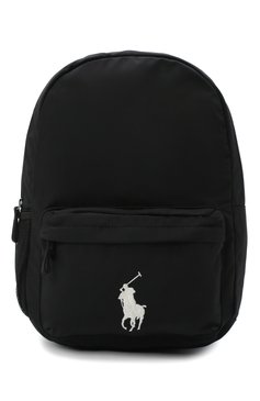 Детская рюкзак POLO RALPH LAUREN черного цвета, арт. 400769223 | Фото 1 (Региональные ограничения белый список (Axapta Mercury): RU; Материал: Текстиль)
